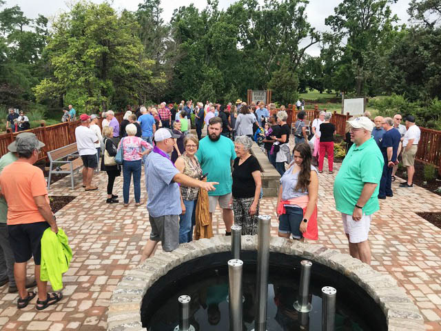Scott Copelin, Hill Family at the Memory Garden Fountain